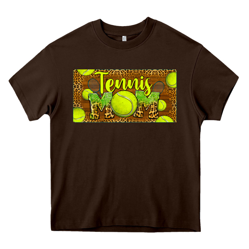 Tennis Mom License Plate Heavy Core Tee by BarkalooDesign | Teevron