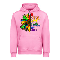 Fuchsia Pink Be careful who you hate it could be someone you Urban Hoodie - FaDigitalArtStudio