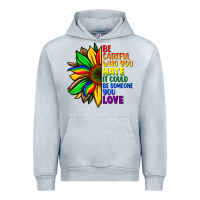 Heather Grey Be careful who you hate it could be someone you Urban Hoodie - FaDigitalArtStudio