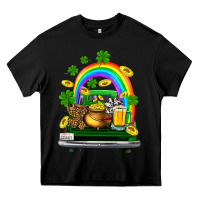 Black st patricks shamrock gold beer truck Heavy Core Tee - FaDigitalArtStudio