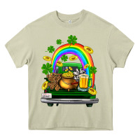 Mossy st patricks shamrock gold beer truck Heavy Core Tee - FaDigitalArtStudio