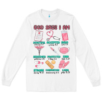 White god says i am nurse Long Sleeve Tee - MaliasSmallBusiness