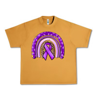 Peanut Butter awerenes ribbon  rainbow Urban Heavy Tee - MaliasSmallBusiness