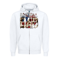 White Baseball American Dad Zipper Hoodie - Bettercallsaul