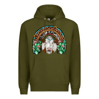 Army Green simmental  rainbow Premium Hoodie - JahusDesignShop