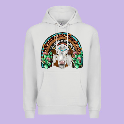 Simmental  Rainbow Premium Hoodie Designed By Jahusdesignshop
