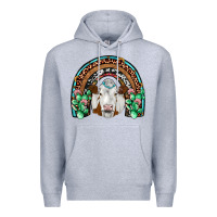 Heather Grey simmental  rainbow Premium Hoodie - JahusDesignShop