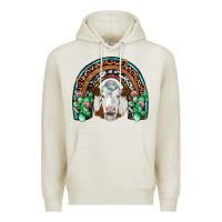 Oatmeal Heather simmental  rainbow Premium Hoodie - JahusDesignShop