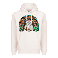 Pale Pink simmental  rainbow Premium Hoodie - JahusDesignShop