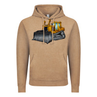 Vintage Coffee Bulldozer Vintage Hoodie - LillyAllenDesigns