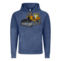 Vintage Denim Bulldozer Vintage Hoodie - LillyAllenDesigns