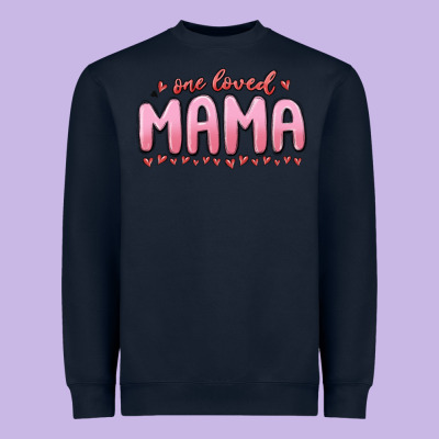 One Loved Mama Heavyweight Sweatshirt Designed By Maliassmallbusiness