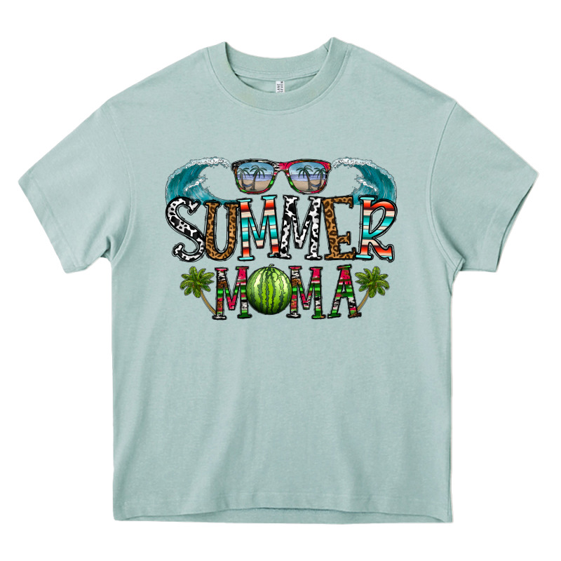 Summer Mama Heavy Core Tee by CowhideDigitalArt | Teevron