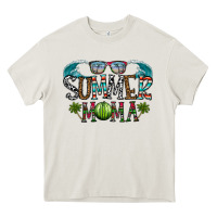 Cream summer mama Heavy Core Tee - CowhideDigitalArt