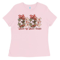 Bubblegum Pink three up theree down Ladies Tee - RacoonDesign