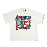Pistachio america the beautiful Urban Heavy Tee - MaliasSmallBusiness