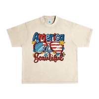 Sandshell america the beautiful Urban Heavy Tee - MaliasSmallBusiness