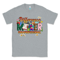 Heather Grey difference maker paraprofessional Classic Tee - JahusDesignShop