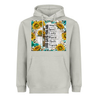 Moon Dust god says you are with sunflower Heavyweight Hoodie - TumblerDesignByShophia
