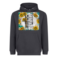 Smoke god says you are with sunflower Heavyweight Hoodie - TumblerDesignByShophia