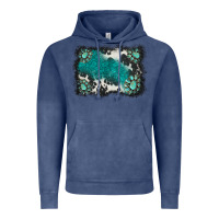 Vintage Denim gemstones background Vintage Hoodie - BarkalooDesign