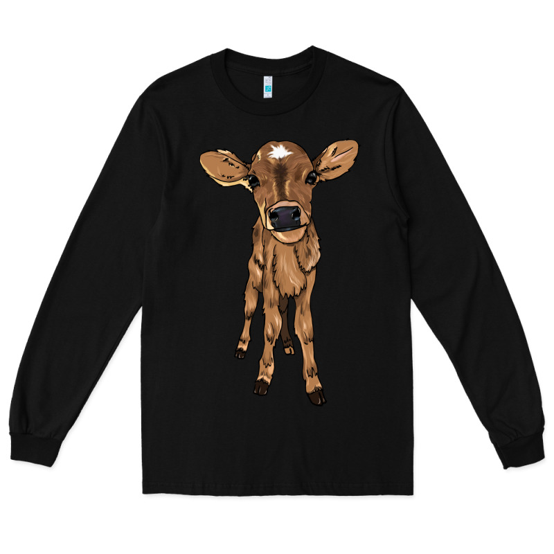 Baby Cow Long Sleeve Tee by NancyCooperArtShop | Teevron