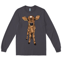 Smoke baby cow Long Sleeve Tee - NancyCooperArtShop