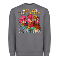 Storm relax were all crazy its not a competition nca Heavyweight Sweatshirt - NancyCooperArtShop
