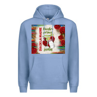 Colony Blue nuestro primer dia de la madre juntos Premium Hoodie - TumblerDesignByShophia