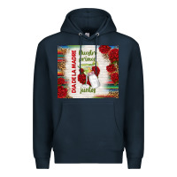 Navy nuestro primer dia de la madre juntos Premium Hoodie - TumblerDesignByShophia