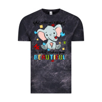 Cloud Black what makes you different is what makes you beautif Vintage Tee - MaliasSmallBusiness