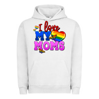 Pigment Lunar Rock I love my moms Urban Hoodie - FaDigitalArtStudio