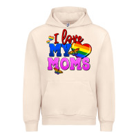 Sandshell I love my moms Urban Hoodie - FaDigitalArtStudio