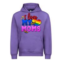 Tulip I love my moms Urban Hoodie - FaDigitalArtStudio