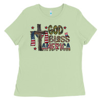 Matcha god bless america Ladies Tee - CowhideDigitalArt