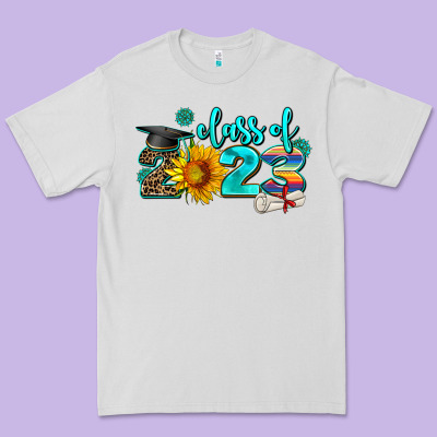 Western Sunflower Class Of 2023 Premium Tee Designed By Adodesignshop