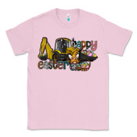 Bubblegum Pink Happy Easter Classic Tee - CowhideDigitalArt