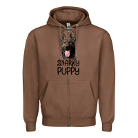 Chestnut Snarky Puppy Zipper Hoodie - Bettercallsaul