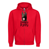 Red Snarky Puppy Zipper Hoodie - Bettercallsaul