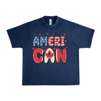 Navy American Urban Heavy Tee - MaliasSmallBusiness