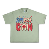 Oil Green American Urban Heavy Tee - MaliasSmallBusiness
