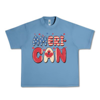 Pebble Blue American Urban Heavy Tee - MaliasSmallBusiness