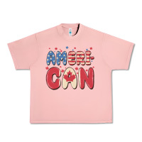 Salmon American Urban Heavy Tee - MaliasSmallBusiness