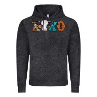 Vintage Black xoxo valentines day baby cow Vintage Hoodie - Jasminsmagicworld