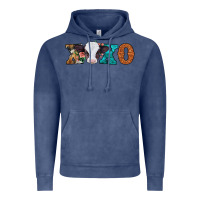 Vintage Denim xoxo valentines day baby cow Vintage Hoodie - Jasminsmagicworld