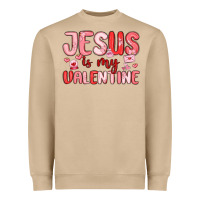 Mushroom jesus is my valentine Heavyweight Sweatshirt - MaliasSmallBusiness