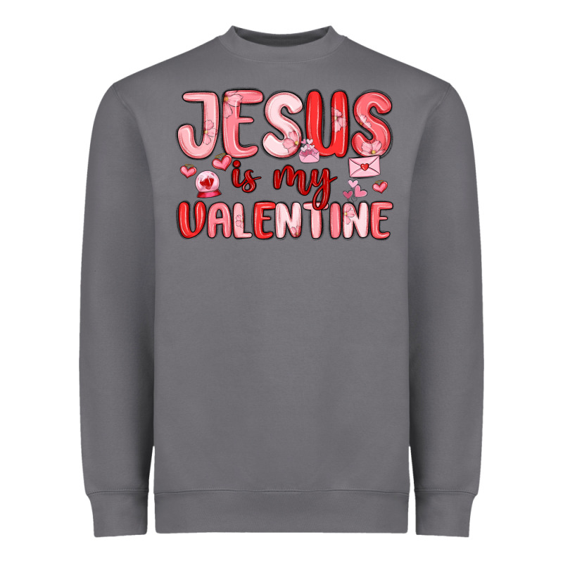 Jesus Is My Valentine Heavyweight Sweatshirt by MaliasSmallBusiness | Teevron