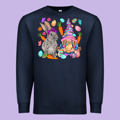 Easter Gnome And Rabbit Easter Day Premium Sweatshirt Designed By Howdyjamesfarm