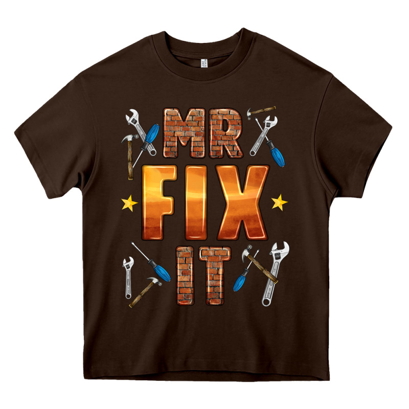 Mr Fix It Heavy Core Tee by HRA Design Shop | Teevron