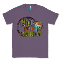 Lavender reel cool  grandpa Classic Tee - MaliasSmallBusiness